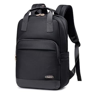 Chantria Premium Lightweight Laptop Backpack for Women Water Resistant Multifunctional Anti-Theft Daypack for Casual Office School College CB00762 Black
