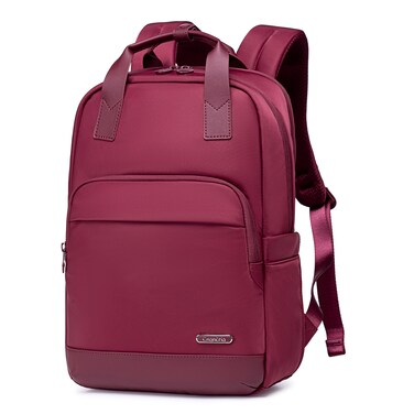 Chantria Premium Lightweight Laptop Backpack for Women Water Resistant Multifunctional Anti-Theft Daypack for Casual Office School College CB00762 Burgundy