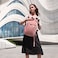 Chantria Premium Lightweight Laptop Backpack for Women Water Resistant Multifunctional Nylon Daypack for Casual Office School College Travel CB00769 Pink