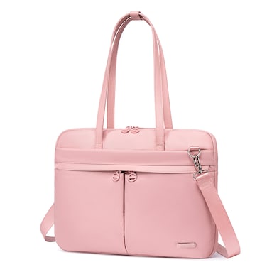 Chantria Durable Laptop Bag Water Resistant Premium Women&rsquo;s Hand Bag with Multifunctional Compartment with Multiple Pockets for Casual Work College School CB00773 Pink
