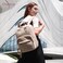 Chantria Premium Nylon Laptop Daypack for Women Water Resistant Durable Multifunctional Anti-Theft Backpack for Casual Office School College CB00778 Khaki