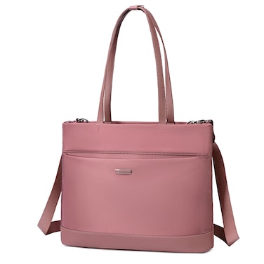 Chantria Premium Lightweight Laptop Hand Bag for Women Water Resistant Multifunctional Laptop Sling Bag with Multiple Pockets for Casual Work College School CB00789 Nostalgia Rose