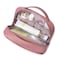 Chantria Premium Lightweight Carry All Cosmetic Bag for Women Water Resistant Multifunctional Clutch Bag with Multiple Pockets and 180&deg; Degree Opening CB00793 Nostalgia Rose