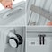 Senator Unisex Expandable Hard Case Carry On Luggage Lightweight PP Fashion Trolley Luggage with 4 Double Spinner Wheel and Safe Zippers KH1006 Silver