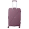 Senator Unisex Expandable Hard Case Large Checked Luggage Lightweight PP Fashion Trolley Luggage with 4 Double Spinner Wheel and Safe Zippers KH1006 Purple