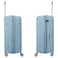 Senator Unisex Expandable PP Fashion Trolley Luggage Set Lightweight Hard Shell Spinner Luggage with 360 Degree 4 Twin Wheel and Double Zippers KH1006 Grey Blue