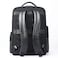 Bopai Premium Lightweight Laptop Backpack Water Resistant Multifunctional Cowhide Leather Daypack with Built in USB port and 180&deg; Degree Opening Laptop Compartment, BO-BB981A, Black