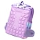 Bopai Premium Lightweight School Backpack Water Resistant Multifunctional Polyester Daypack with Separate Tablet Compartment for School/ College, BO-SB162, Pink Purple