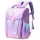 Bopai Premium Lightweight School Backpack Water Resistant Multifunctional Polyester Daypack with Separate Tablet Compartment for School/ College, BO-SB162, Pink Purple