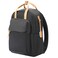 Bopai Premium Durable Lightweight Ladies Laptop Backpack Water Resistant Synthetic Leather Daypack for Casual/ Office/ School/ College, BO-LB861, Black