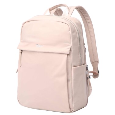 BOPAI Premium Lightweight Laptop Backpack for Women Water Resistant Multifunctional Anti-Theft Nylon Daypack for Casual Office School College Travel, BO-LB221, Pink