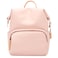 Bopai Premium Durable Lightweight Ladies Laptop Backpack Water Resistant Synthetic Leather Daypack for Casual/ Office/ School/ College, BO-LB791, Pink