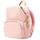 Bopai Premium Durable Lightweight Ladies Laptop Backpack Water Resistant Synthetic Leather Daypack for Casual/ Office/ School/ College, BO-LB791, Pink