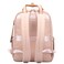 Bopai Premium Durable Lightweight Ladies Laptop Backpack Water Resistant Synthetic Leather Daypack for Casual/ Office/ School/ College, BO-LB811, Pink