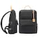 Bopai Premium Lightweight Slim Ladies Laptop Backpack Water Resistant Synthetic Leather Daypack for Casual/ Office/ School/ College, BO-LB821, Black