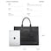 Bopai Premium Lightweight Laptop Bag for Women Water Resistant Leather Hand Bag with Multiple Pockets for Casual/Work/College/ School, BO-LP811, Black
