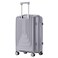 Senator Unisex Hard Case Medium Luggage Lightweight PP Fashion Trolley Luggage with 4 Double Spinner Wheel and 3-Digit Combination Lock KH1009 Light Grey