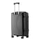 Senator Unisex Hard Case Medium Luggage Lightweight PP Fashion Trolley Luggage with 360&deg; Degree 4 Twin Wheel and Safe Zippers KH1010 Black