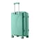 Senator Unisex Hard Case Carry On Luggage Lightweight PP Fashion Trolley Luggage with 360&deg; Degree 4 Twin Wheel and Safe Zippers KH1010 Green