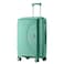 Senator Unisex Hard Case Medium Luggage Lightweight PP Fashion Trolley Luggage with 360&deg; Degree 4 Twin Wheel and Safe Zippers KH1010 Green