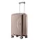 Senator Unisex Hard Case Carry On Luggage Lightweight PP Fashion Trolley Luggage with 360&deg; Degree 4 Twin Wheel and Safe Zippers KH1010 Khaki