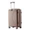 Senator Unisex Hard Case Medium Luggage Lightweight PP Fashion Trolley Luggage with 360&deg; Degree 4 Twin Wheel and Safe Zippers KH1010 Khaki