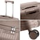 Senator Unisex Hard Case Medium Luggage Lightweight PP Fashion Trolley Luggage with 360&deg; Degree 4 Twin Wheel and Safe Zippers KH1010 Khaki
