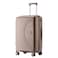 Senator Unisex Hard Case Medium Luggage Lightweight PP Fashion Trolley Luggage with 360&deg; Degree 4 Twin Wheel and Safe Zippers KH1010 Khaki