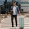Cabinpro Unisex Expandable PP Fashion Trolley Luggage Set Lightweight Hard Shell Spinner luggage with 360&deg; Degree 4 Twin Wheel and Double Zippers CP003 Army Green