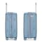 Cabinpro Unisex Expandable PP Fashion Trolley Lightweight Hard Shell Spinner luggage with 360&deg; Degree 4 Twin Wheel and Double Zippers CP003, Small Size 20 Inch Grey Blue