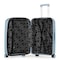 Cabinpro Unisex Expandable PP Fashion Trolley Lightweight Hard Shell Spinner luggage with 360&deg; Degree 4 Twin Wheel and Double Zippers CP003, Small Size 20 Inch Grey Blue