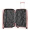 Cabinpro Unisex Expandable PP Fashion Trolley Luggage Set Lightweight Hard Shell Spinner luggage with 360&deg; Degree 4 Twin Wheel and Double Zippers CP003 Rose Golden
