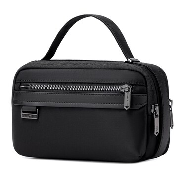 Arctic Hunter Unisex Handbag Durable Premium Water Resistant Carry All Bag with Pockets for Men and Women in Daily Use, KB00843, Black