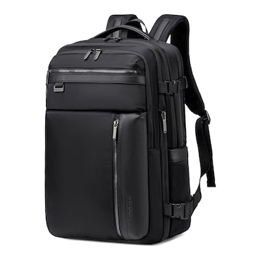 Arctic Hunter Durable Travel Backpack Water Resistant Expandable 26 L Computer Bag with Luggage Carry Strap and Anti-Theft Compartment for Men and Women, B00833, Black