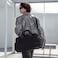 Arctic Hunter Unisex Premium Duffel Bag 27L Water Resistant Large Capacity Weekender Bag with Multiple Compartment for Men and Women, LXB00842, Black