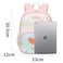 SUN EIGHT Premium 12-inch Light Weight School Backpack Water Resistant Polyester Cute Rabbit Cartoon Daypack for Girls, SE22248, Pink