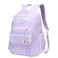 SUN EIGHT Premium 18.5-inch Light Weight School Backpack Water Resistant Polyester Purple Daypack for Girls, SE8485, Purple