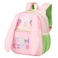 SUN EIGHT 12-inch Kids Backpack Water Resistant Cute Pink Rabbit Carton Bag for Preschool Girls, SE22207, Pink Rabbit
