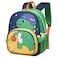 SUN EIGHT Children&rsquo;s Backpack Water Resistant Light Weight Cartoon Bag for Preschool Girls and Boys, SE22207, Navy Dinosaur