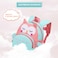 SUN EIGHT Preschool Backpack Toddler for Girls Animal Waterproof Kids Backpack 3D Cartoon School Bag for Baby Girl Boy 1-5 Years Cute Owl, SE2806, Green Red
