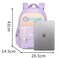 SUN EIGHT Premium 16.5-inch Light Weight School Backpack Water Resistant Polyester Kid&rsquo;s Daypack for Girls, SE22222, Purple