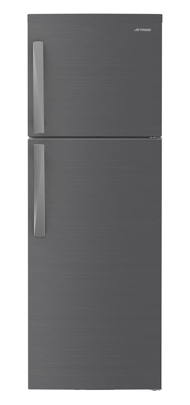 Aftron 410L(Gross)/338L(Net) Top Mount Double Door Refrigerator, No Frost, Inverter Compressor, Silver AFR415FSINV