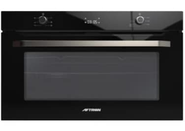 Built In Electric Oven Black Glass 90 Cm AFBO90BLK Black