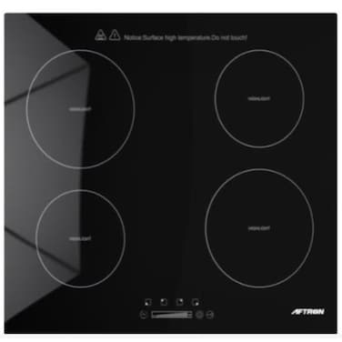Built In Vitro Ceramic Hob 60 Cm AFHOB6060V Black
