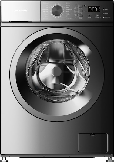 Aftron 6 kg, 1000 rpm, 16 Wash Programs with BLDC Motor Front Load Washing Machine Silver AFWF6420FSI