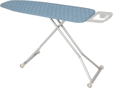 Delcasa Ironing Board With Metal Frame DC3535 113X34cm, With Steel Frame, With Adjustable Height Mechanism Up To 90cm Heat Resistant Cotton Cover With Foam Pad Perfect For Home