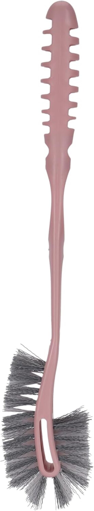 فرشاة تنظيف المرحاض من ديلكاسا، مقاس 49 × 8 سم، موديل DC3562، فرشاة حمام صغيرة الحجم وخفيفة الوزن، مثالية لتنظيف المراحيض ذات الطراز الهندي والغربي، مزودة بمقبض طويل لسهولة الوصول، وشعيرات مرنة.