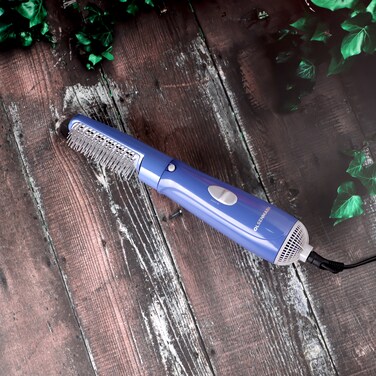 Olsenmark 2-in-1 Hair Styler- OMH3048  800 W, 1 Speed, 3 Temperature Settings, Perfect for Salon and At Home Styling  Includes Concentrator and Blow Brush Attachment  2 Years Warranty, Blue
