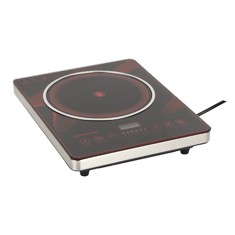 Olsenmark Digital Control Electric Infrared Cooker- OMIC2092M/ Single Cooking Hob, 2200-Watt Burner with Adjustable Temperature, Energy Saving/ Touch Control, 20 Settings, Stainless Steel Bo
