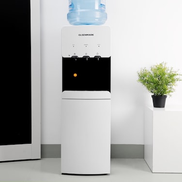 Water Dispenser with Refrigerator, Hot/ Cold/ Warm Function, OMWD1629, Cold Temperature: 6-10C - Hot Temperature: <95C - ABS + Iron Side Panel - Heating Power 500W